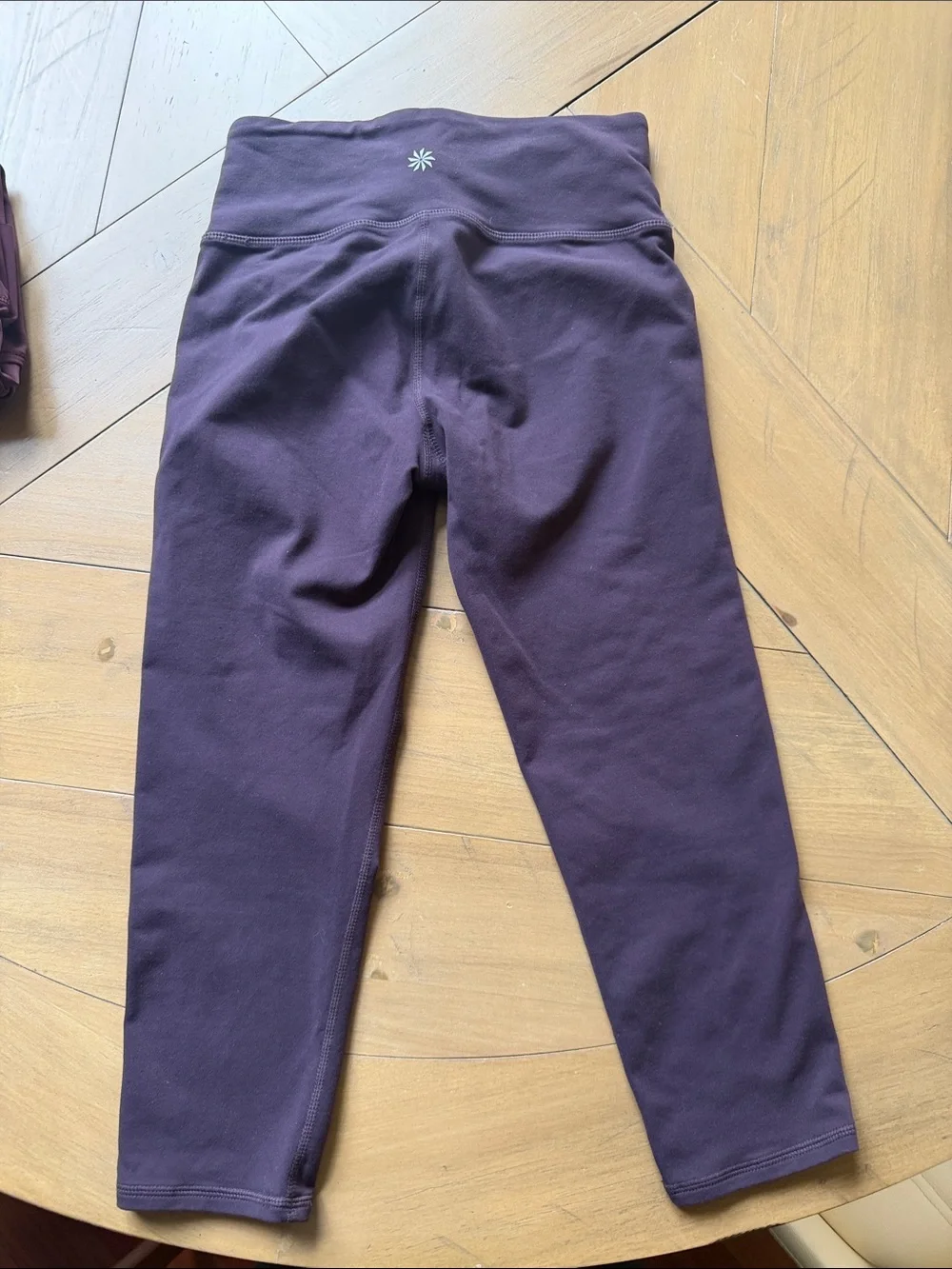 Athleta High-Waist Cropped Leggings - Deep Plum
